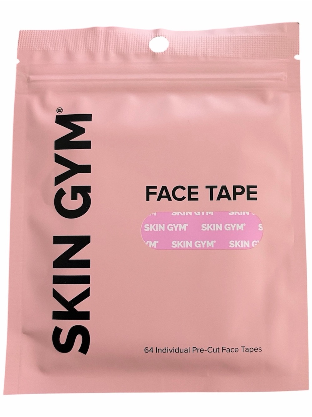Skin Gym Pink Face Tape - Pre-Cut Facial Lifting Strips